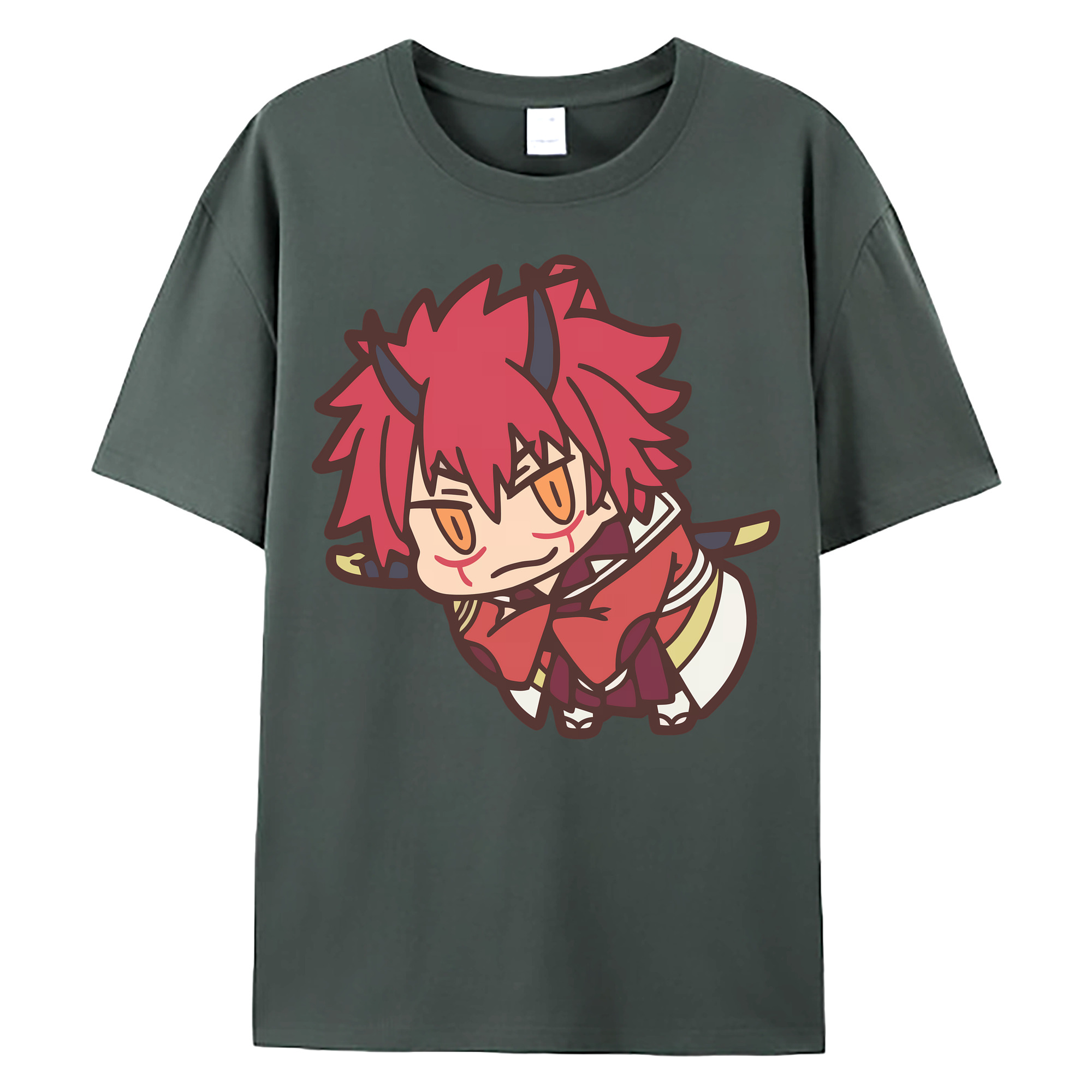 （画像用） 転スラ Regarding Reincarnated to Slime 綿100％ メンズ半袖Tシャツ｜肌触りやわらか＆通気性